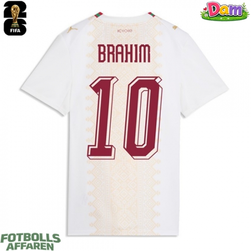 Marocko Brahim Diaz #10 Bortatröja Kvinnor VM 2026 Kortärmad
